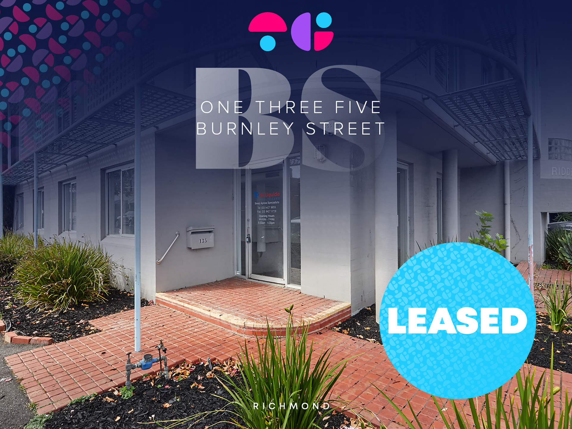 Leased 135 Burnley Street Richmond Office Commercial Real Estate TCI